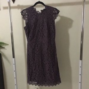 Plum Lace Dress